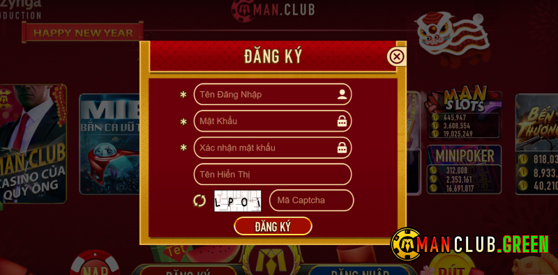 đăng ký manclub